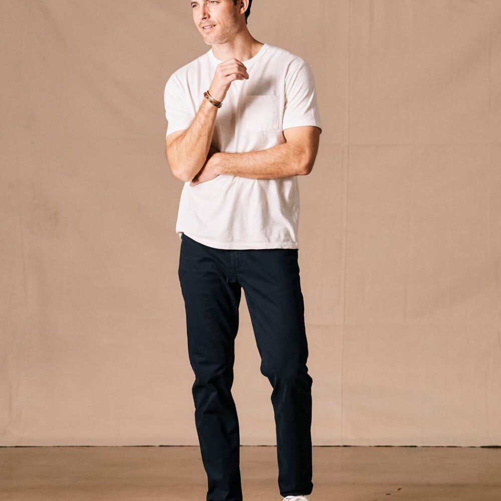 Flint And Tinder Men’s Straight Fit 365 Pants Chino Dark Navy 31x32